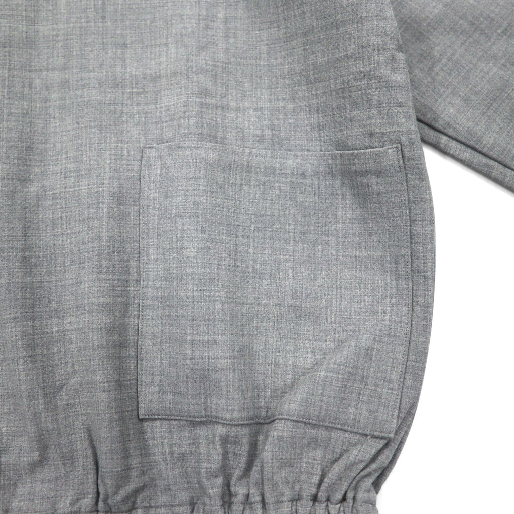 CLASS Cardigan con scollo a V in lana stretch Grigio M Tasche a doppio petto CBFA20UNIB