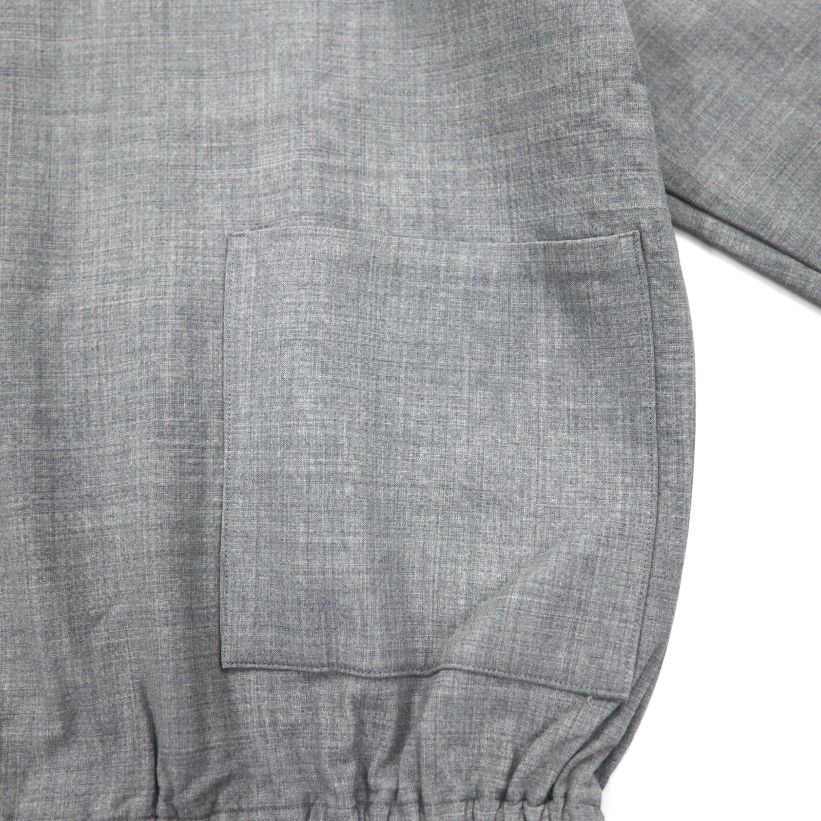 CLASS Cardigan con scollo a V in lana stretch Grigio M Tasche a doppio petto CBFA20UNIB