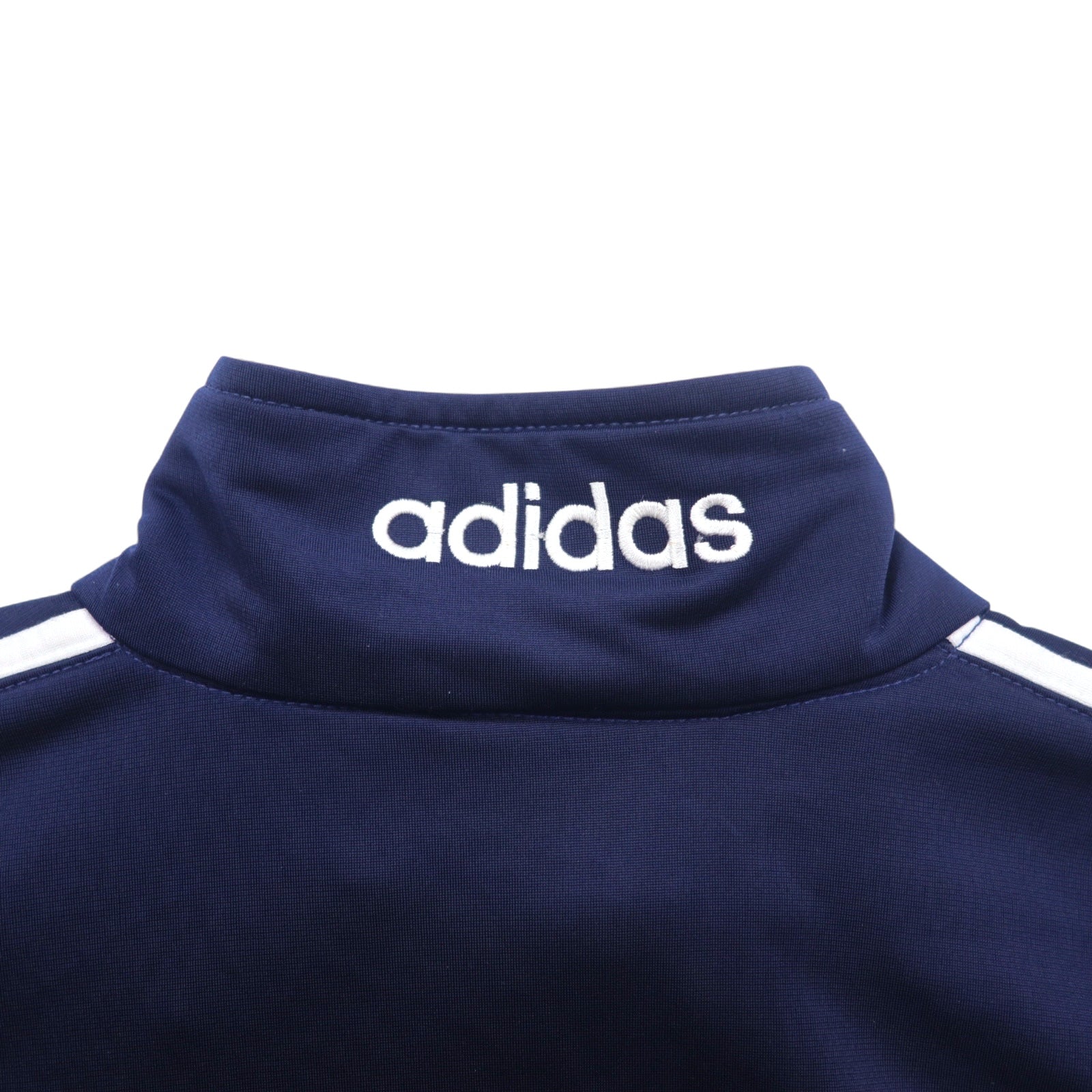 adidas tuta sportiva anni '90 giacca da allenamento L blu navy poliestere logo ricamato 3 strisce
