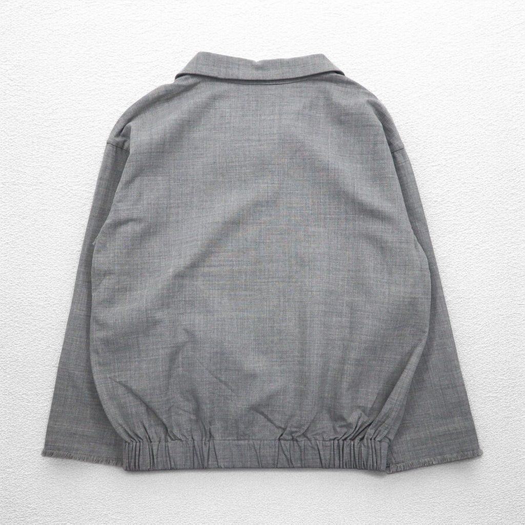 CLASS Cardigan con scollo a V in lana stretch Grigio M Tasche a doppio petto CBFA20UNIB