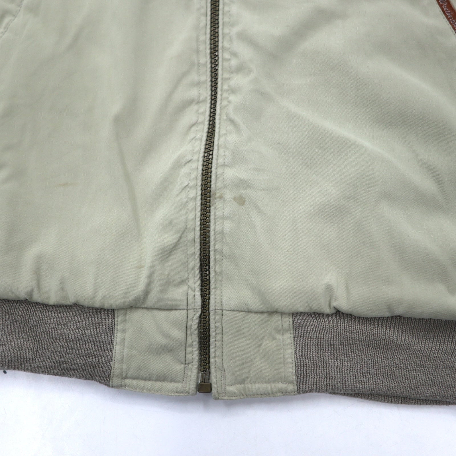 WEATHERPROOF Giacca Harrington a quadri in pelle di pesca XL Beige Poliestere