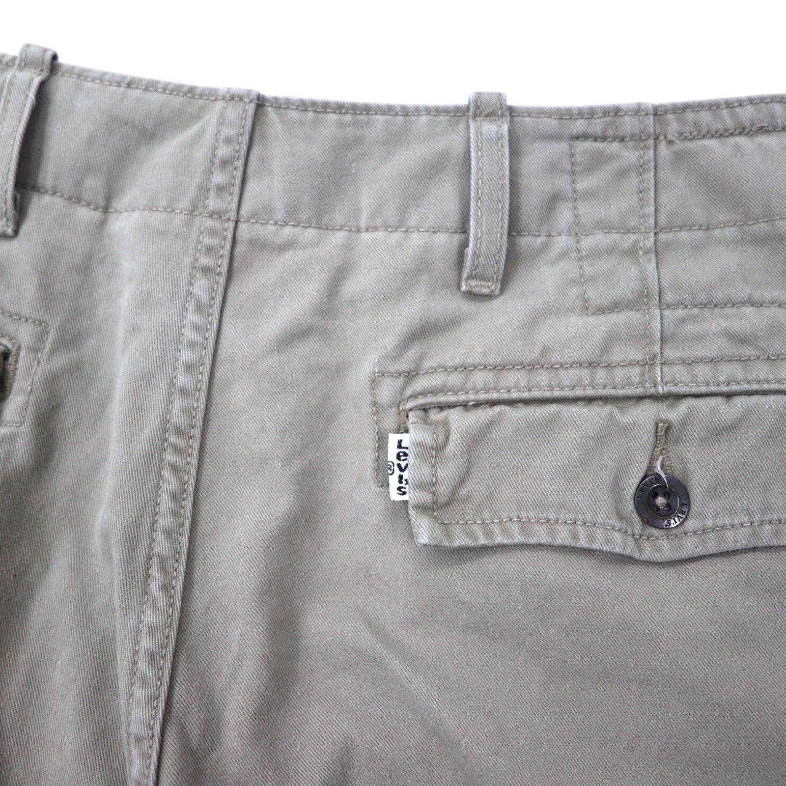Levis Pantaloncini cargo mezza gamba 33 beige cotone ACE Cargo Shorts