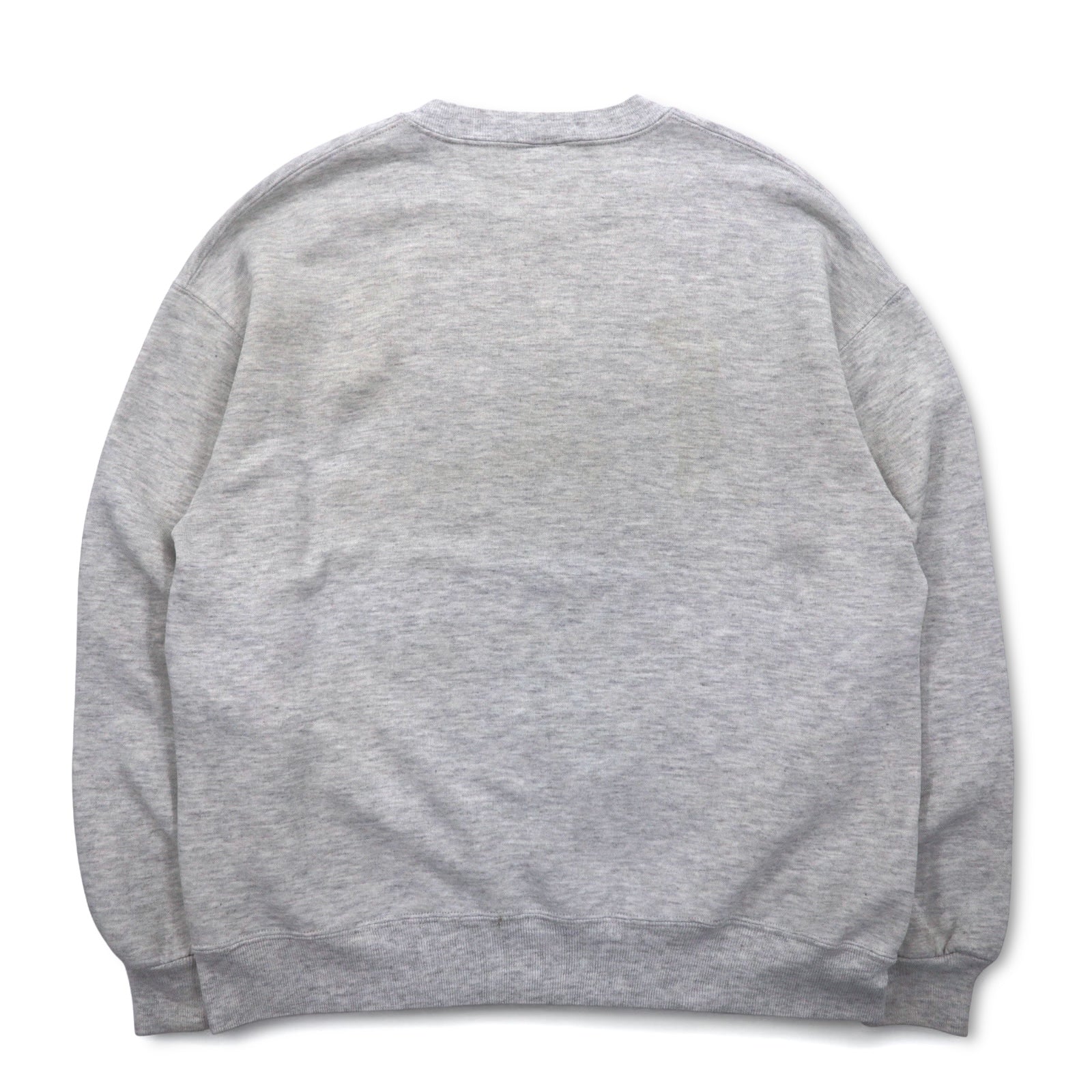 USA製 90年代 JERZEES SUPER SWEATS カレッジプリント スウェット L グレー コットン SUTTONS BAY