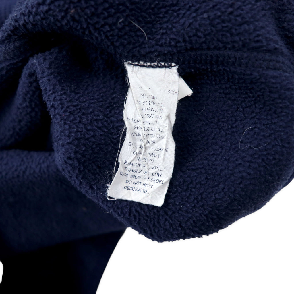 POLO RALPH LAUREN Giacca in pile con zip intera L blu navy poliestere ricamo piccolo pony PERFORMANCE
