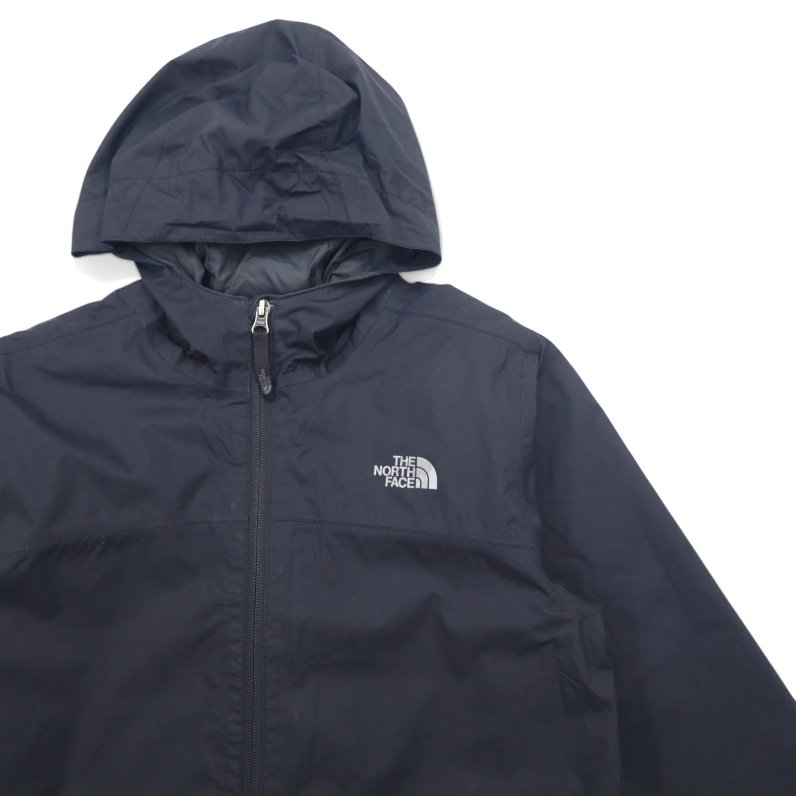 THE NORTH FACE Giacca a vento taglia L, nera, catarifrangente, DRYVENT, impermeabile, traspirante, compatibile con zip-in