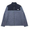 THE NORTH FACE Giacca in pile bicolore XXL Nera Grigia Poliestere con logo ricamato NF0A7UJP