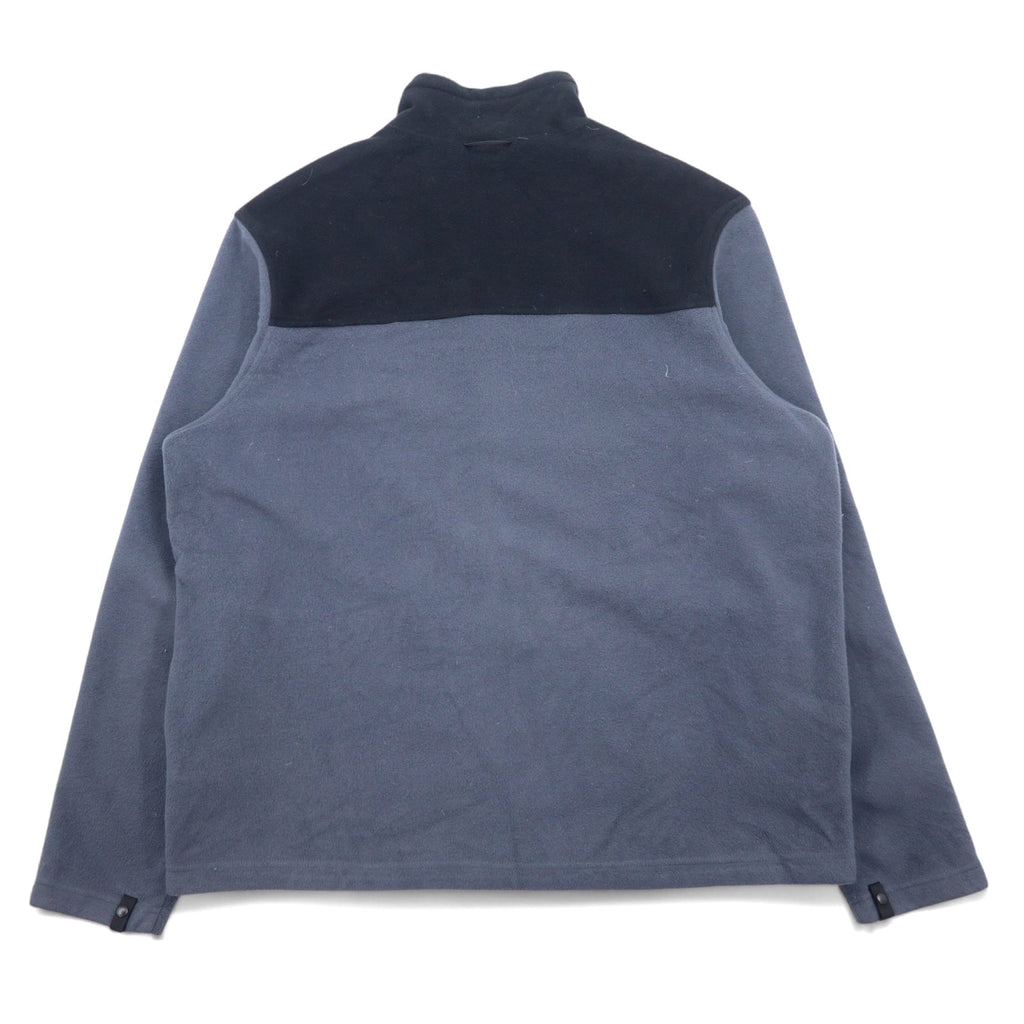 THE NORTH FACE Giacca in pile bicolore XXL Nera Grigia Poliestere con logo ricamato NF0A7UJP