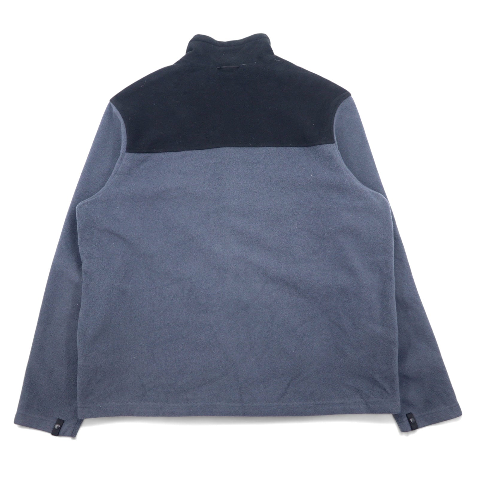 THE NORTH FACE Giacca in pile bicolore XXL Nera Grigia Poliestere con logo ricamato NF0A7UJP