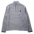 POLO GOLF RALPH LAUREN Giacca in pile con mezza zip SNAP-T M Grigio Poliestere Ricamo pony
