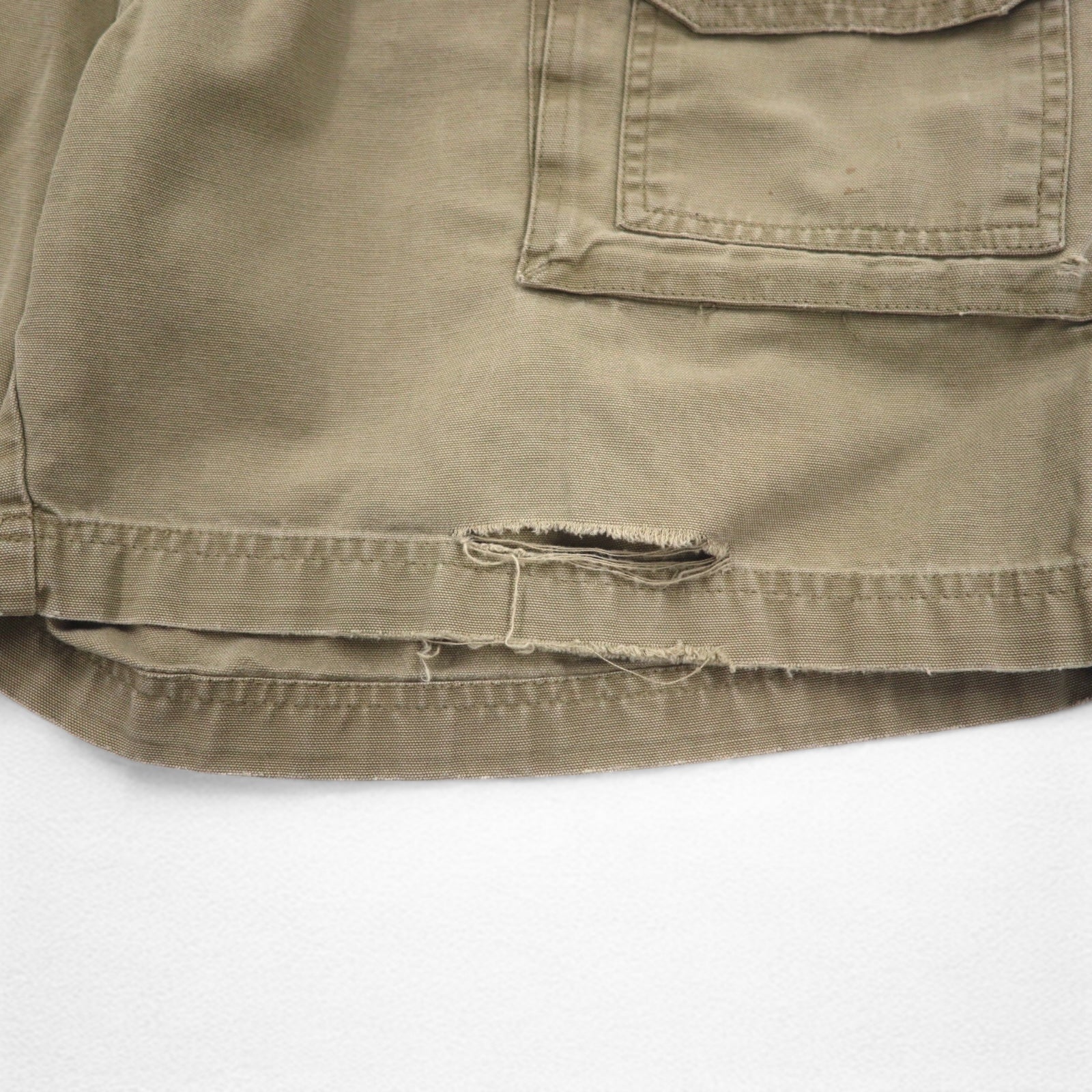 Cabela's 90年代 ブッシュ ショートパンツ XL カーキ コットン ポケット
