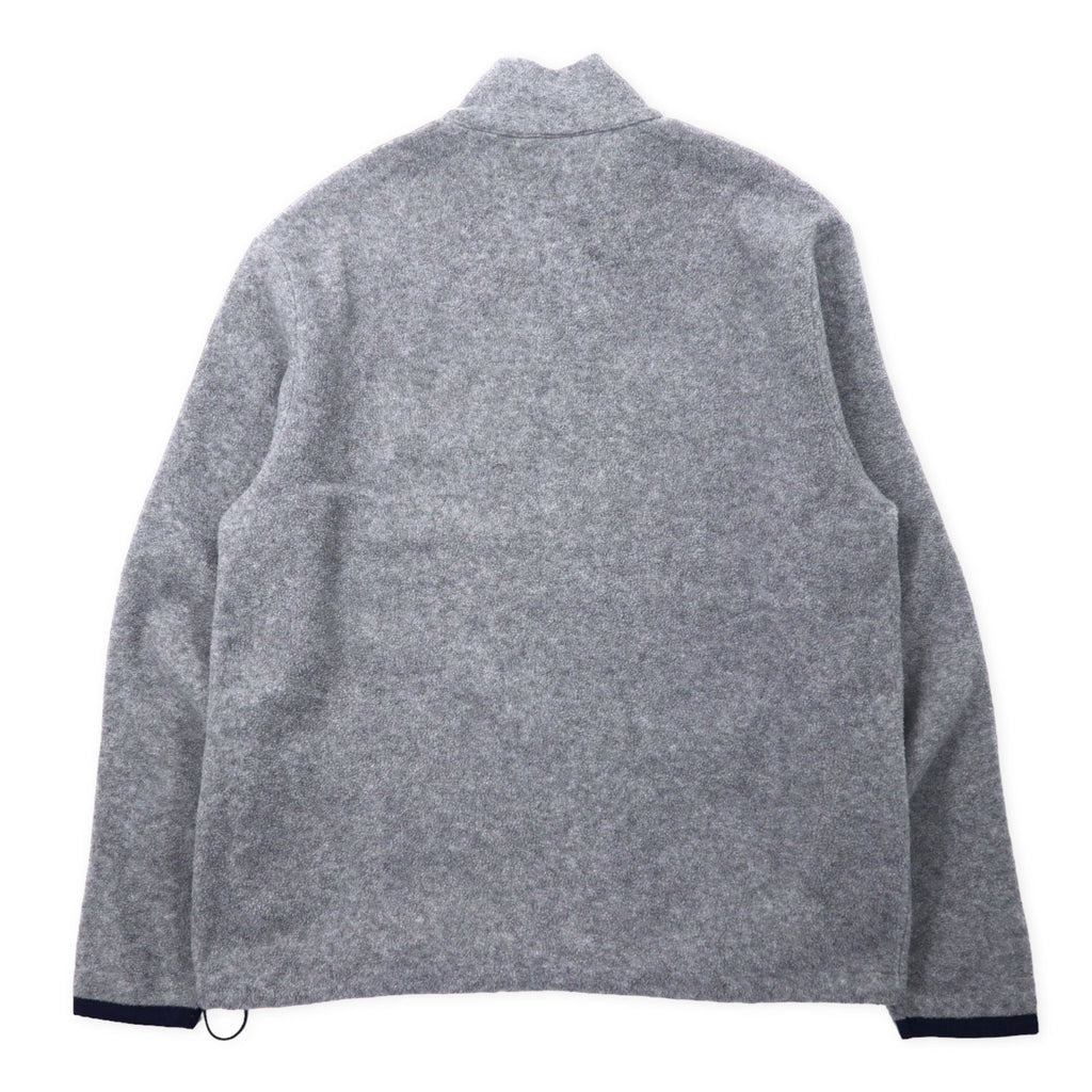 POLO GOLF RALPH LAUREN Giacca in pile con mezza zip SNAP-T M Grigio Poliestere Ricamo pony