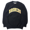 Felpa Reverse Weave STEVE & BARRY'S Taglia L Nera Cotone Pakistan Felpata NFL BRONCOS Taglia Grande