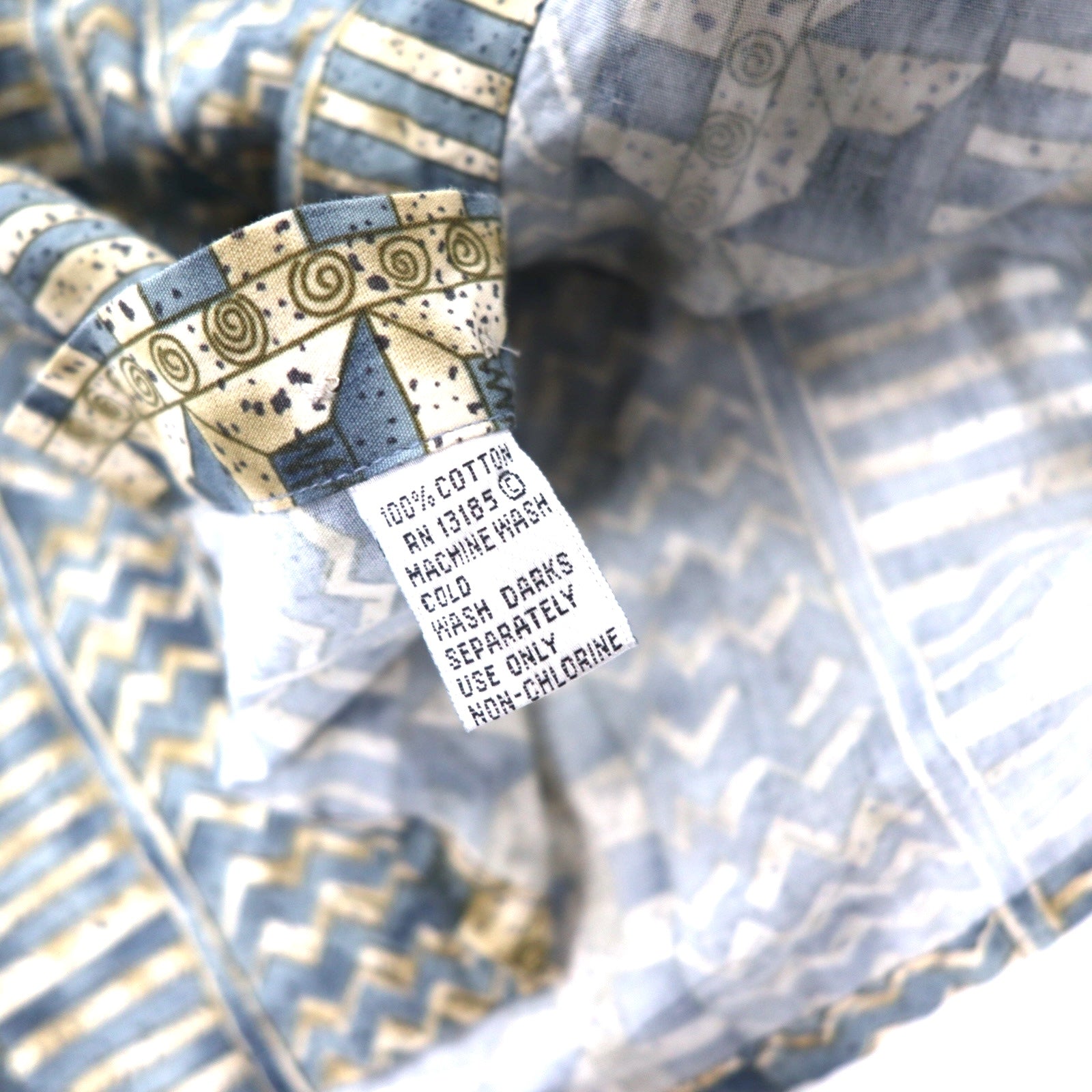pierre cardin 90年代 レトロ 総柄 半袖シャツ アロハシャツ 3XLT グレー コットン ビッグサイズ