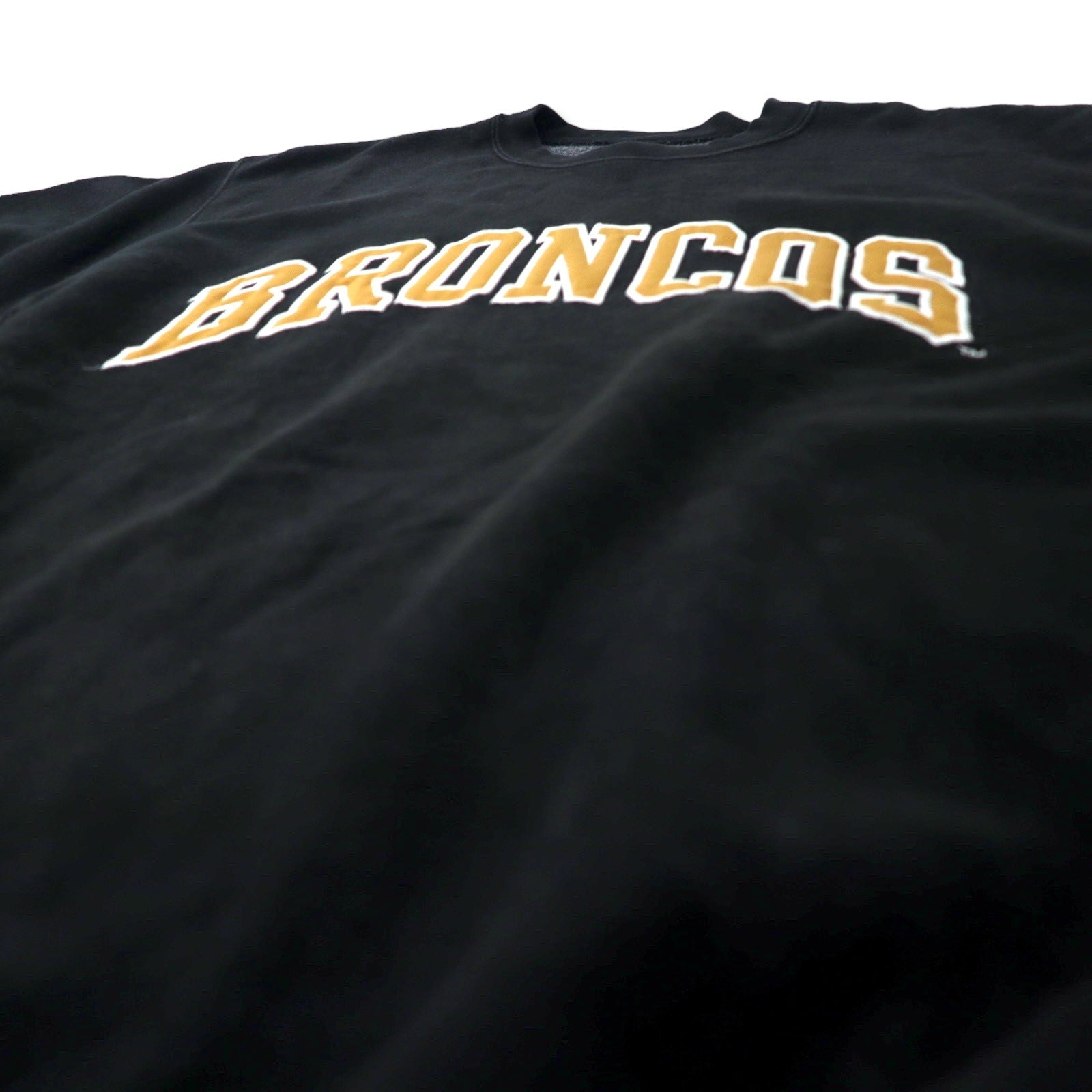 Felpa Reverse Weave STEVE & BARRY'S Taglia L Nera Cotone Pakistan Felpata NFL BRONCOS Taglia Grande