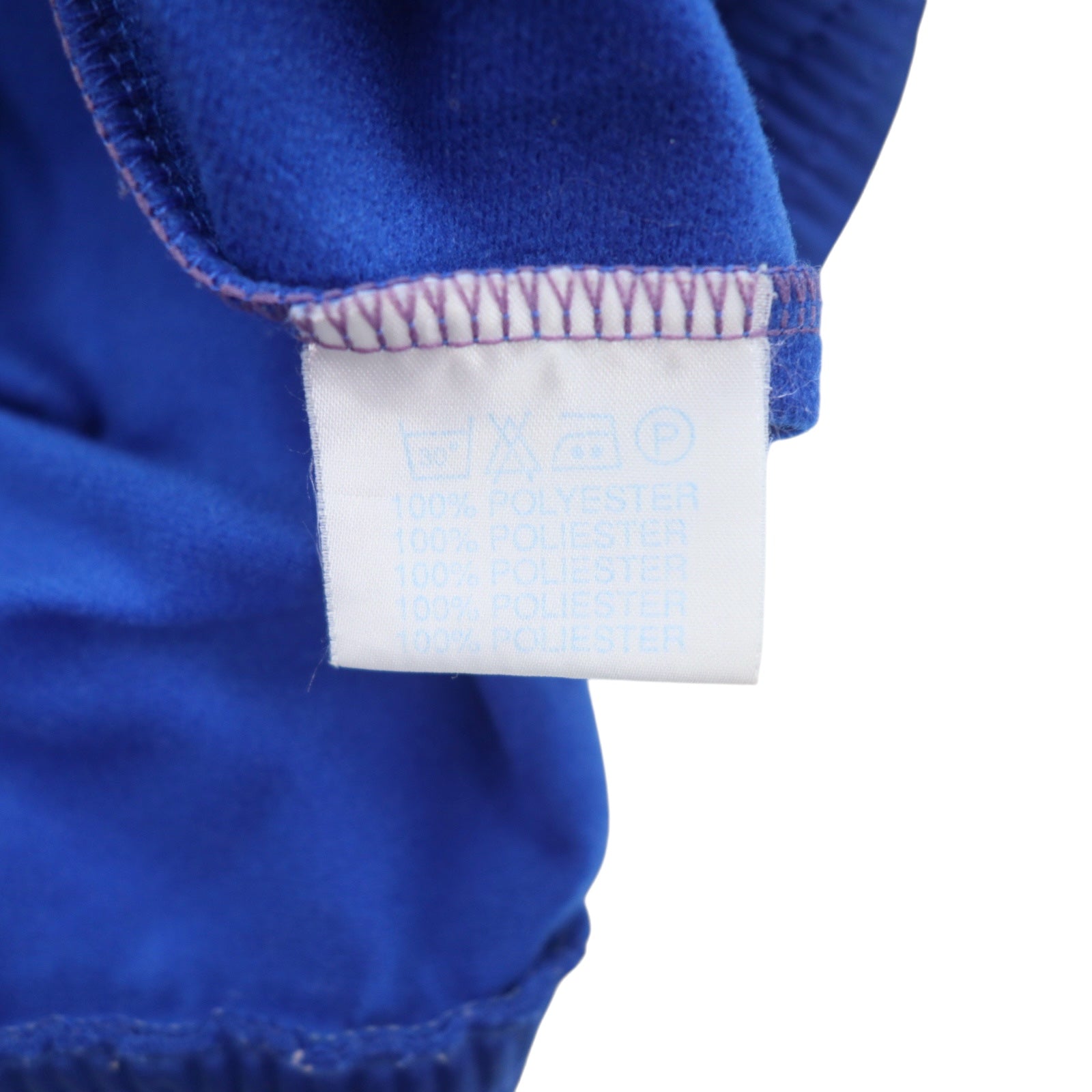 UMBRO Anni '90 Giacca da Tuta L Blu Poliestere Logo Ricamato Nastro Logo
