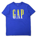 GAP T-shirt con stampa logo, taglia L, colore blu, cotone, GRADIENT LOGO CRISP ROYAL BL TEE 579588-03
