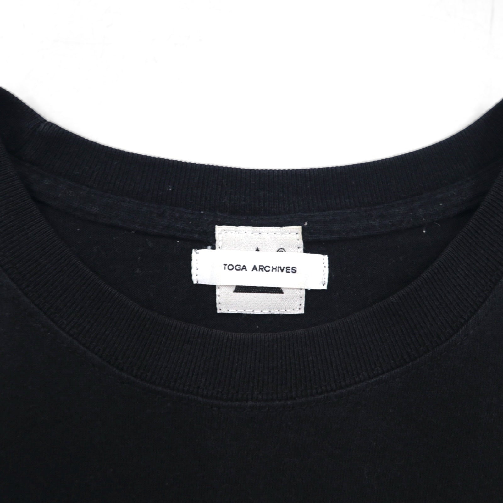 TOGA ARCHIVES × Mongolian Choppsss T-shirt con ricamo "Toga Ai" - M, nero, cotone, edizione limitata negozio di Osaka
