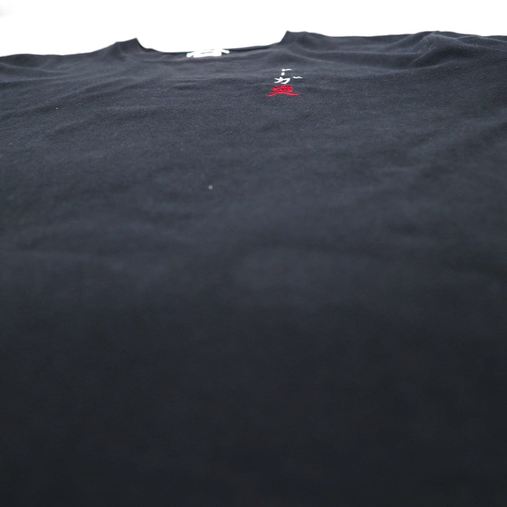 TOGA ARCHIVES × Mongolian Choppsss T-shirt con ricamo "Toga Ai" - M, nero, cotone, edizione limitata negozio di Osaka