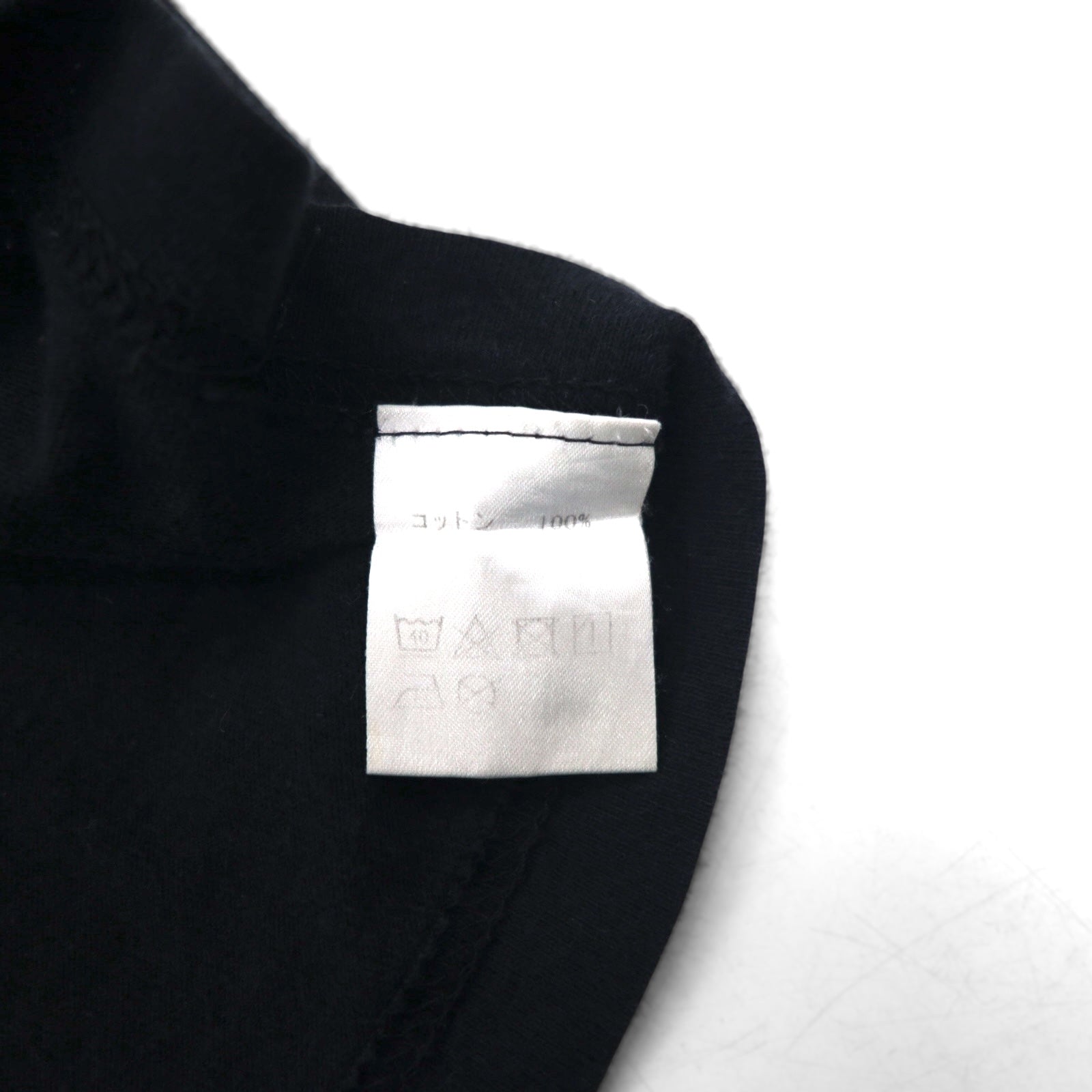 TOGA ARCHIVES × Mongolian Choppsss T-shirt con ricamo "Toga Ai" - M, nero, cotone, edizione limitata negozio di Osaka