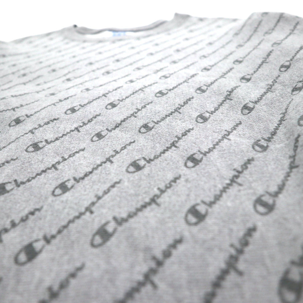 Champion Reverse Weave FELPA TUTTA STAMPA XL Grigio Etichetta blu Riassortimento Made in Honduras