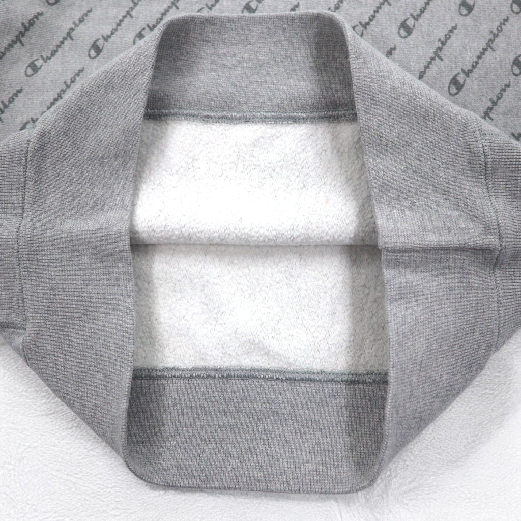 Champion Reverse Weave FELPA TUTTA STAMPA XL Grigio Etichetta blu Riassortimento Made in Honduras