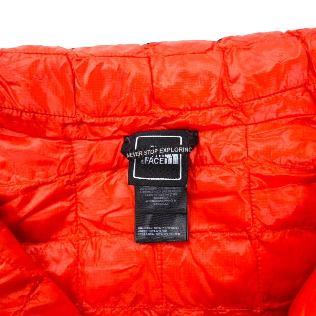 THE NORTH FACE Giacca a vento con isolamento Thermoball, taglia L, blu, poliestere, imbottitura PRIMALOFT, THERMOBALL, impermeabile, traspirante, HYVENT, cappuccio rimovibile