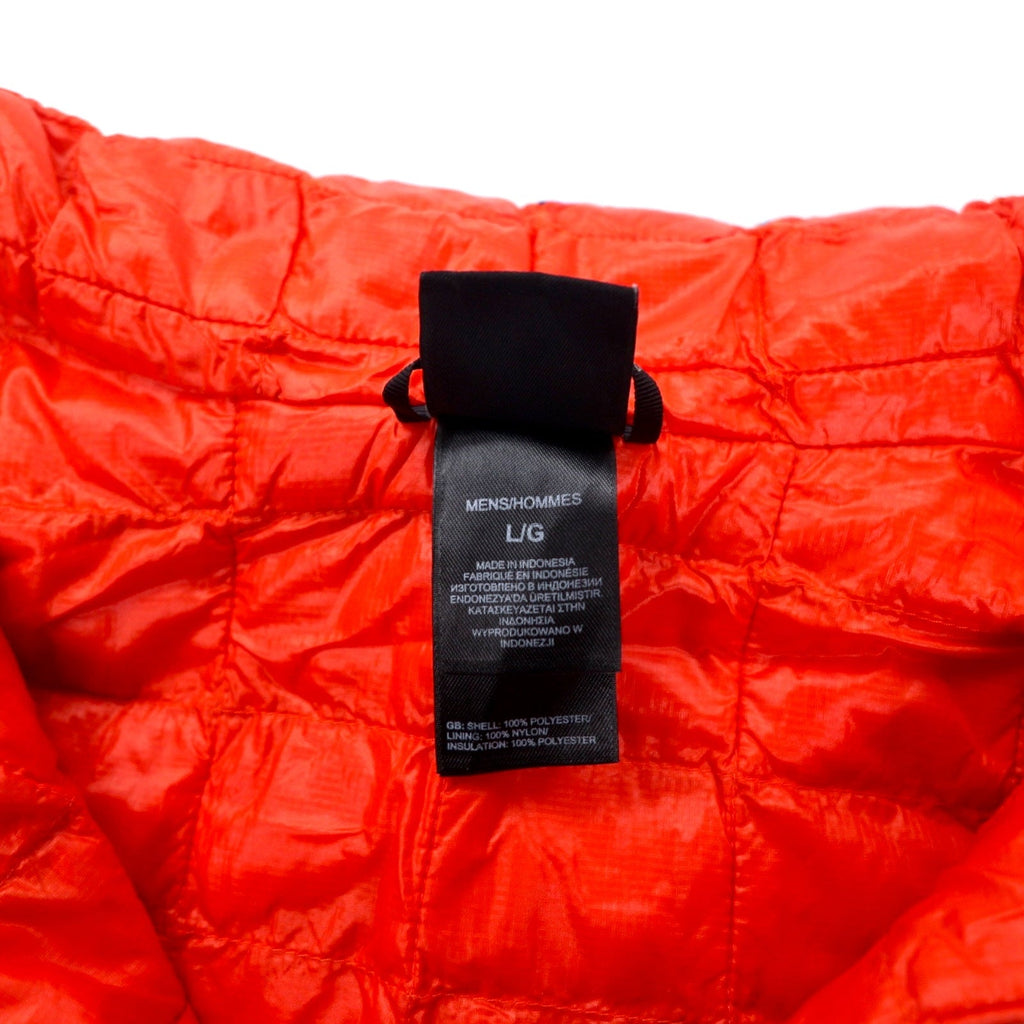 THE NORTH FACE Giacca a vento con isolamento Thermoball, taglia L, blu, poliestere, imbottitura PRIMALOFT, THERMOBALL, impermeabile, traspirante, HYVENT, cappuccio rimovibile