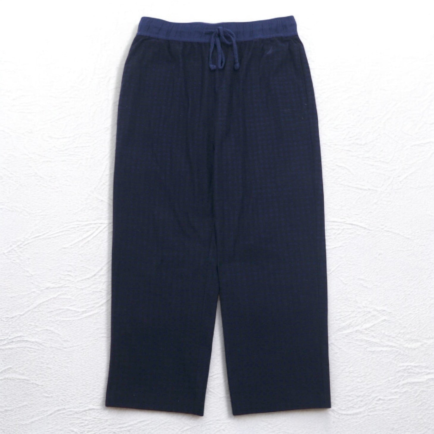 NAUTICA pantaloni pigiama easy pants M blu scuro a quadri poliestere