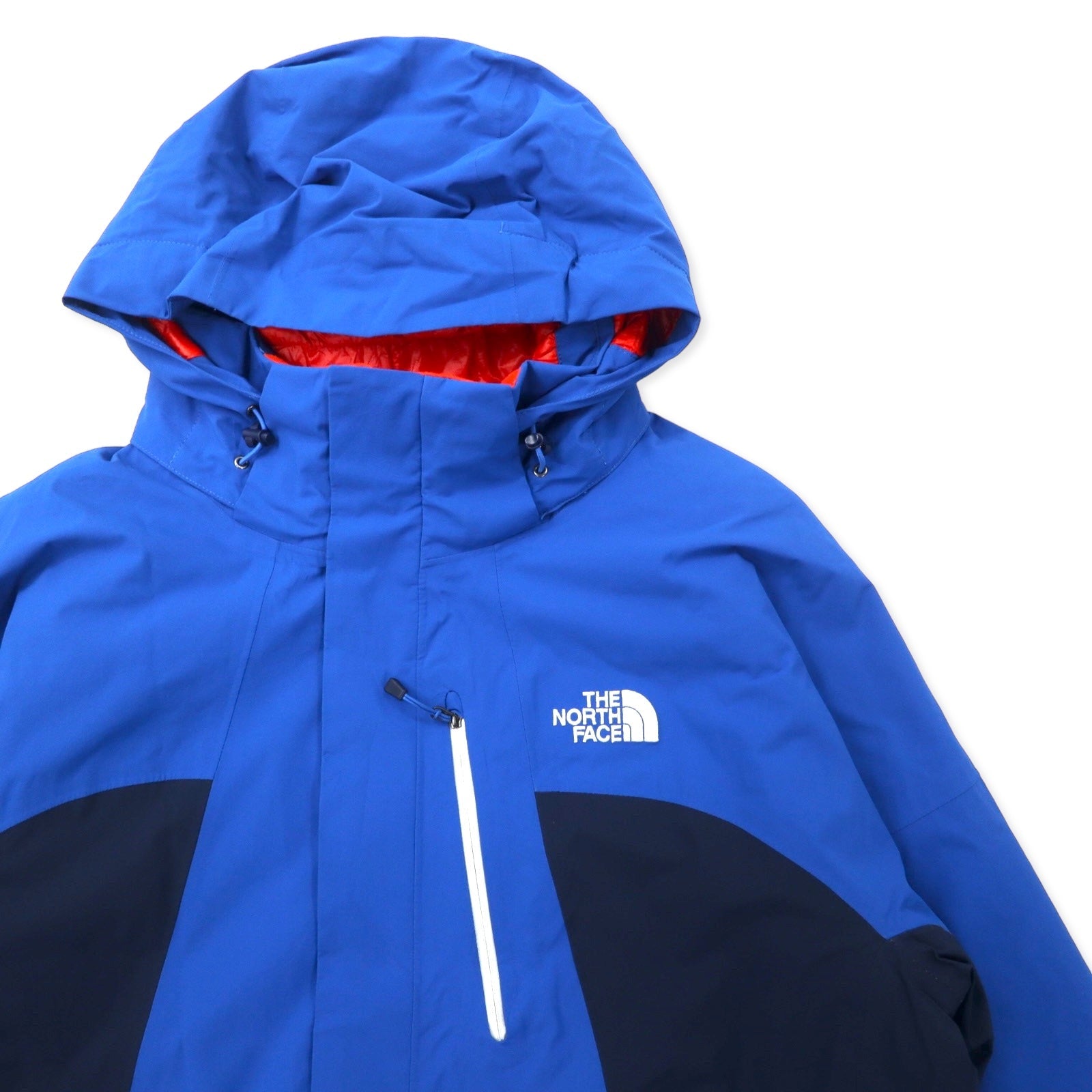 THE NORTH FACE Giacca a vento con isolamento Thermoball, taglia L, blu, poliestere, imbottitura PRIMALOFT, THERMOBALL, impermeabile, traspirante, HYVENT, cappuccio rimovibile