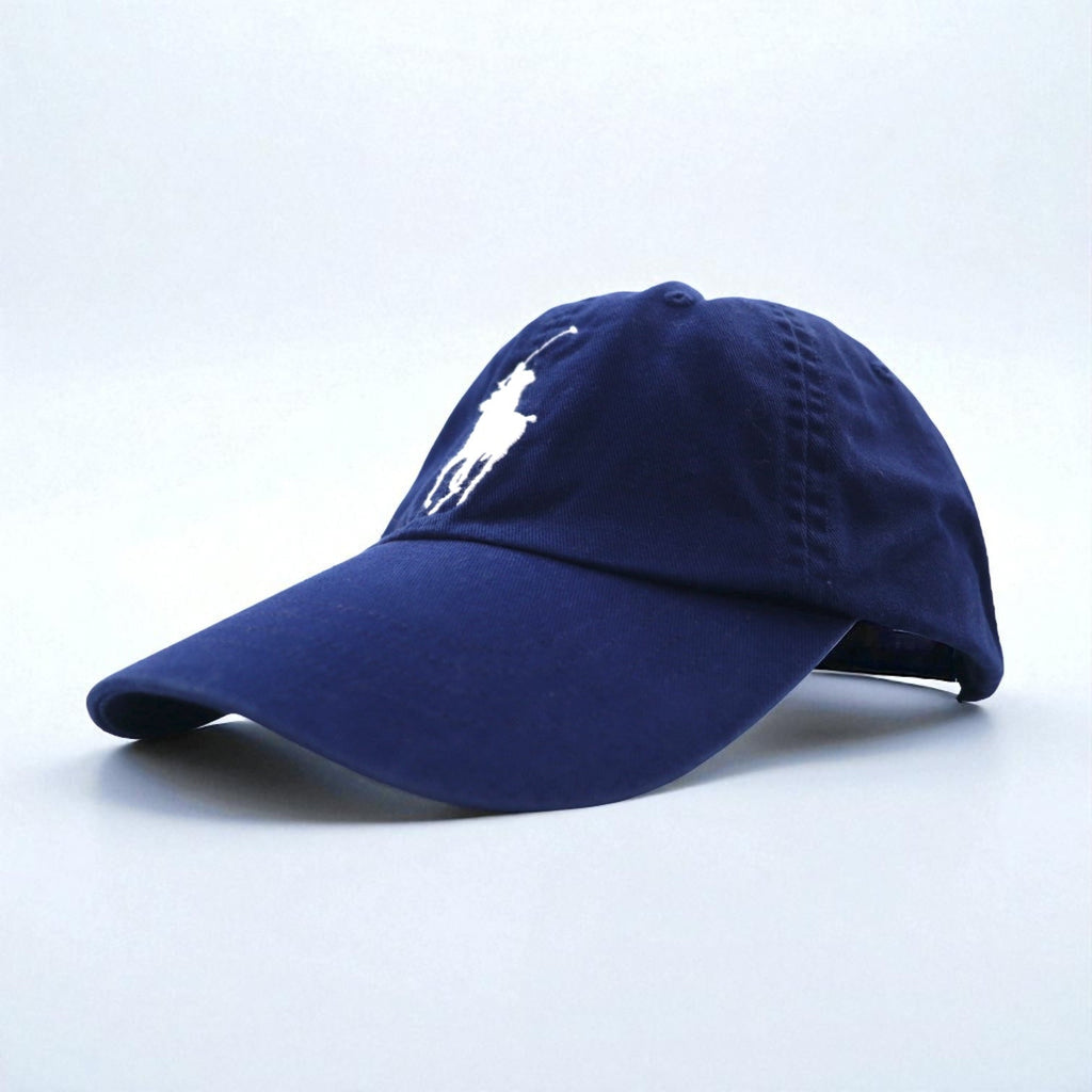 Polo Ralph Lauren ビッグポニー ベースボールキャップ ネイビー 6パネル コットンツイル 刺繍