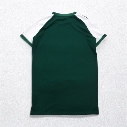adidas originals Vestito Raglan T-shirt XL verde logo Trifoglio 3 strisce CE4963