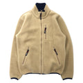 L.L.Bean USA Full Zip Fleece Jacket S Crema Poliestere 0D437