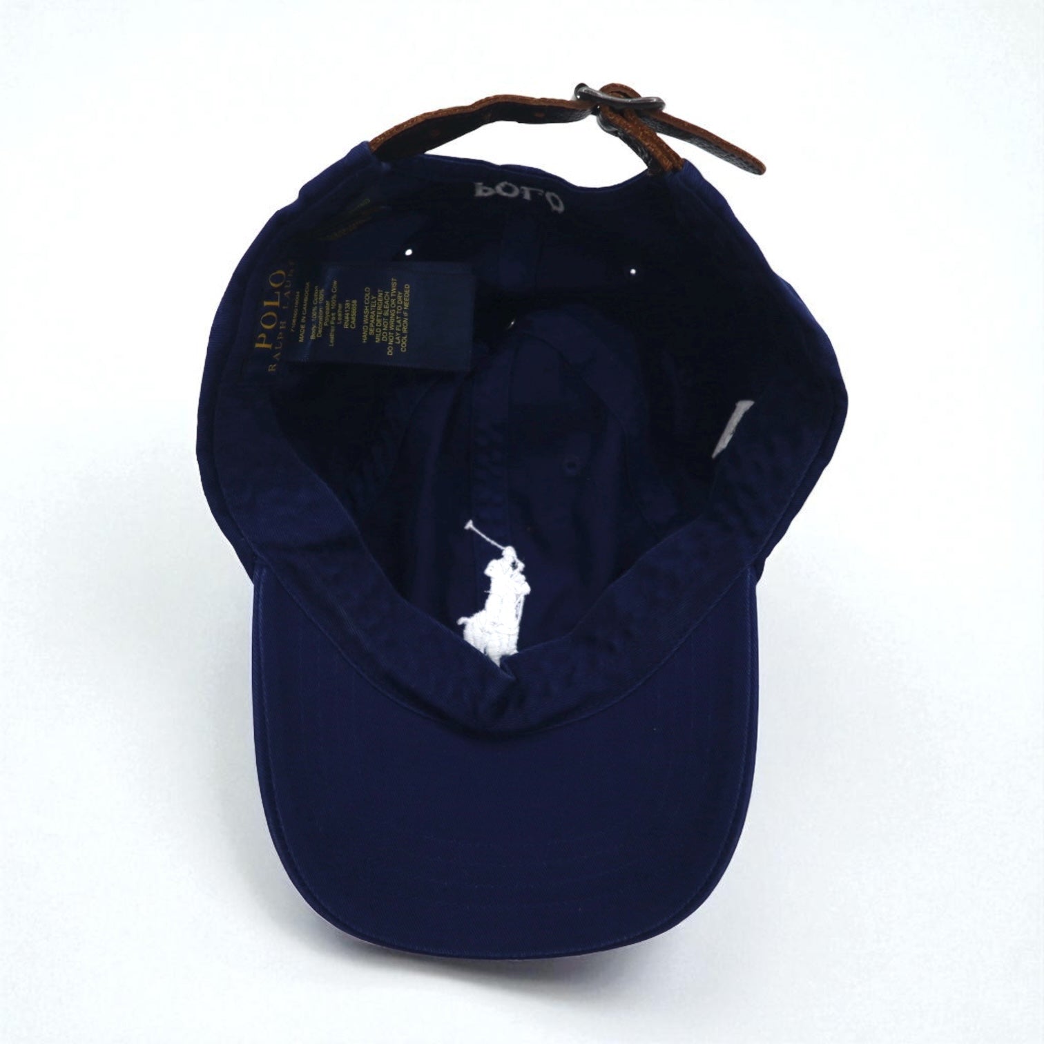 Polo Ralph Lauren ビッグポニー ベースボールキャップ ネイビー 6パネル コットンツイル 刺繍