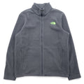 THE NORTH FACE Giacca in pile L grigio poliestere logo ricamato coulisse Made in El Salvador