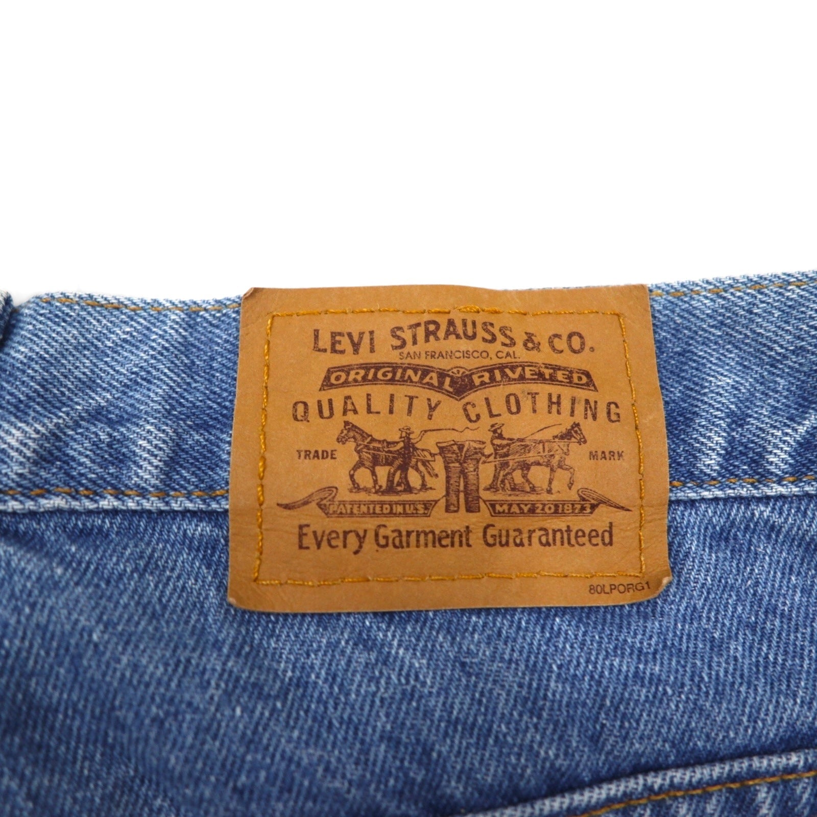 Levi's 90年代 カナダ製 デニムパンツ ジーンズ M インディゴ 619 オレンジタブ ジッパーフライ