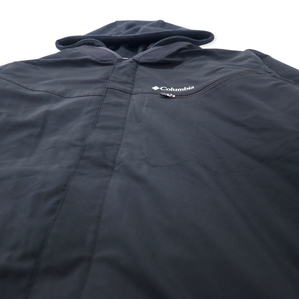Columbia Tech Trail Shirt Jacket Interchange L Nero Poliestere OMNI-SHIELD Idrorepellente Strati Fodera Cappuccio Rimovibile TECH TRAIL SHIRT JACKET INTERCHANGE EE0215