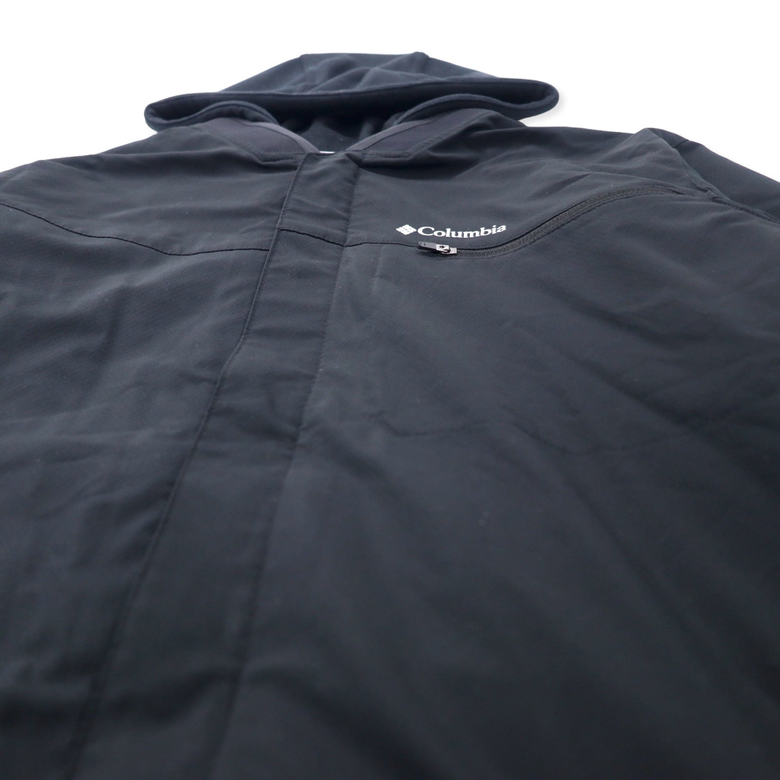 Columbia Tech Trail Shirt Jacket Interchange L Nero Poliestere OMNI-SHIELD Idrorepellente Strati Fodera Cappuccio Rimovibile TECH TRAIL SHIRT JACKET INTERCHANGE EE0215