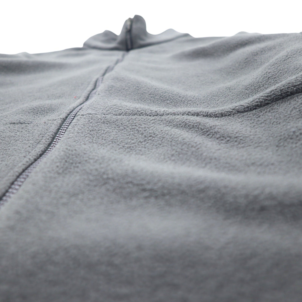 THE NORTH FACE Giacca in pile L grigio poliestere logo ricamato coulisse Made in El Salvador