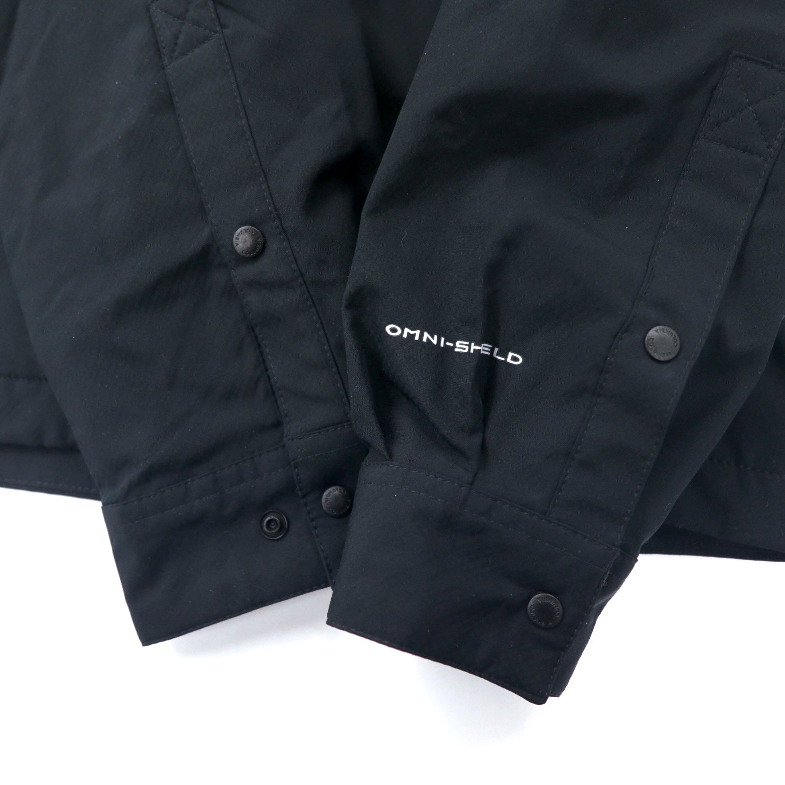 Columbia Tech Trail Shirt Jacket Interchange L Nero Poliestere OMNI-SHIELD Idrorepellente Strati Fodera Cappuccio Rimovibile TECH TRAIL SHIRT JACKET INTERCHANGE EE0215