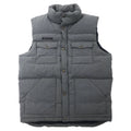Columbia Gilet Deep Canyon Piumino M Grigio Poliestere Cotone Heather Ridge Cross Idrorepellente Durevole Trattamento Teflon PM1053