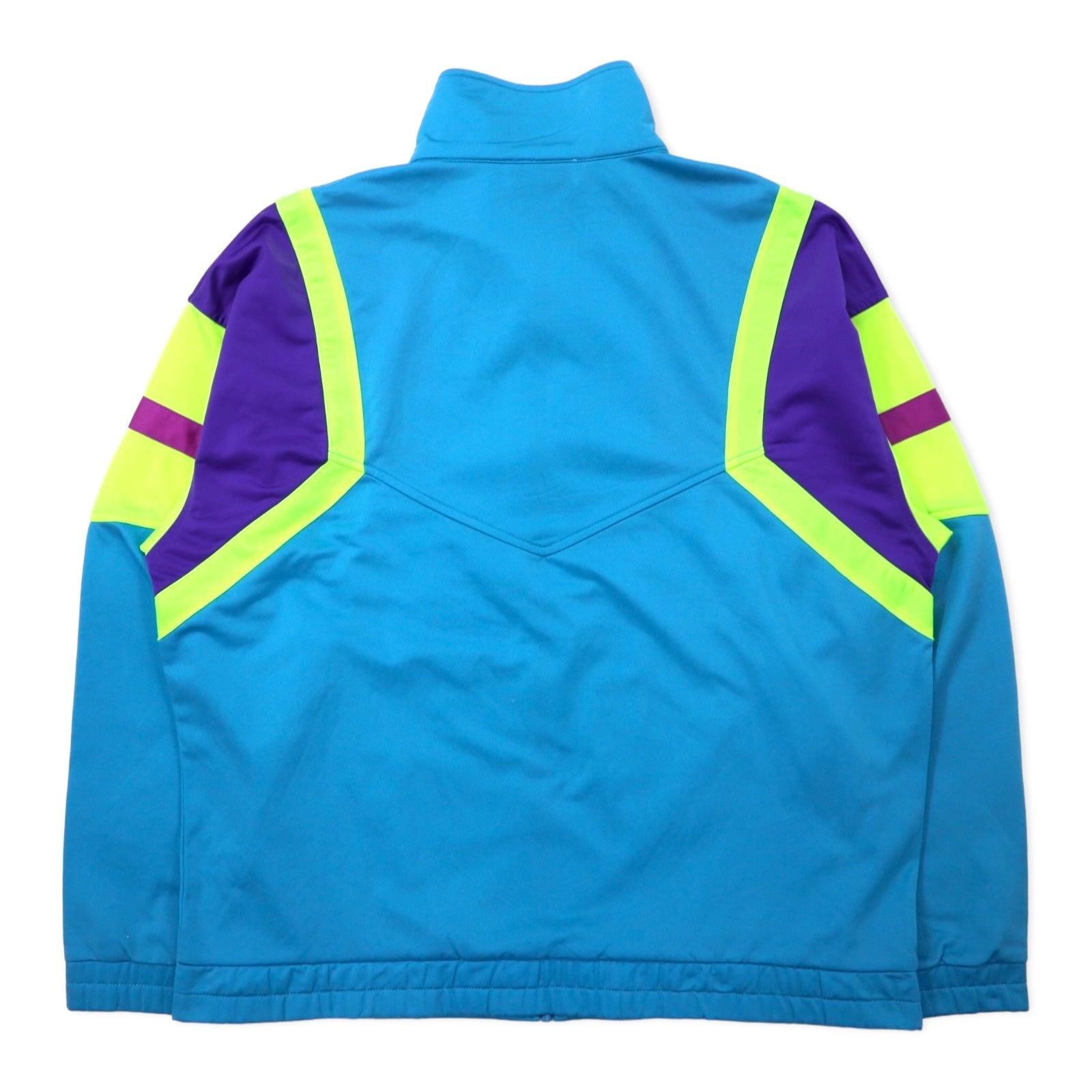 Giacca sportiva FILA anni '90, tuta, XL, blu, color block, poliestere, logo ricamato