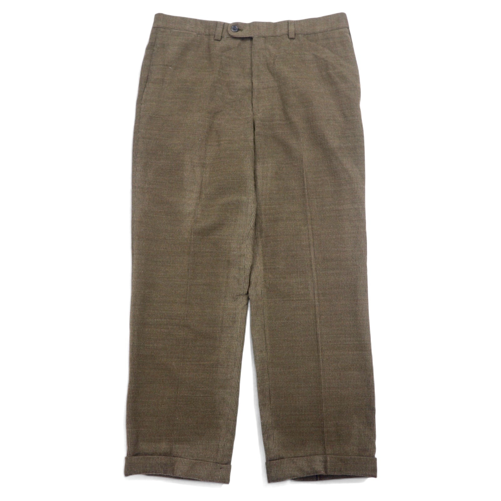Pantaloni in velluto a coste Loro Piana ZELANDER × M.S.McCLELLAN, taglia 36, colore marrone, in lana