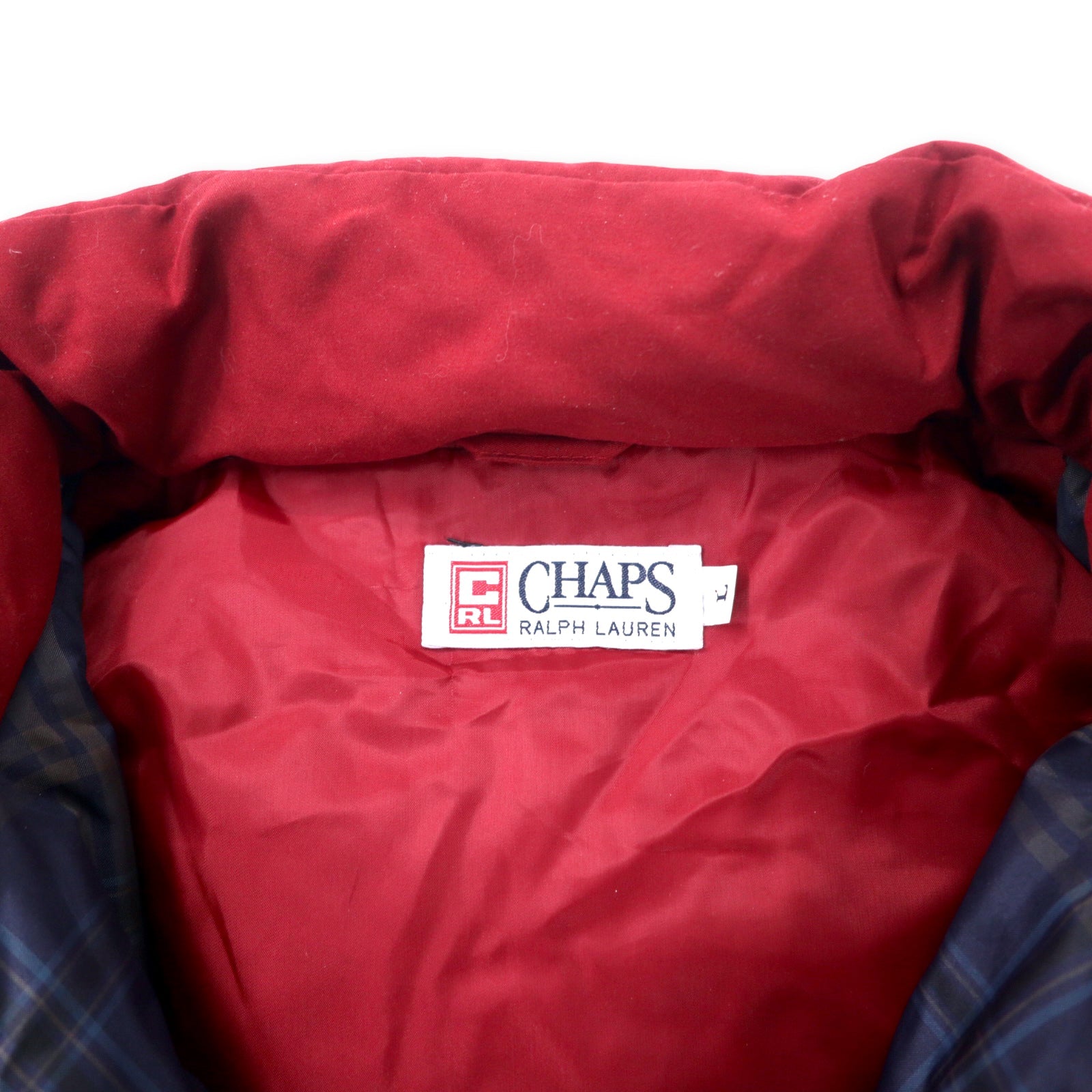 CHAPS RALPH LAUREN Piumino L Rosso Poliestere Logo ricamato a punto singolo