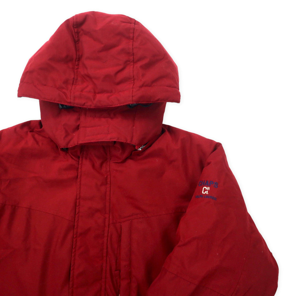 CHAPS RALPH LAUREN Piumino L Rosso Poliestere Logo ricamato a punto singolo