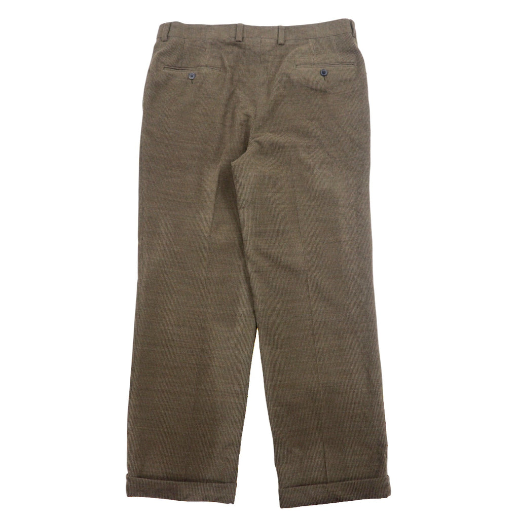 Pantaloni in velluto a coste Loro Piana ZELANDER × M.S.McCLELLAN, taglia 36, colore marrone, in lana