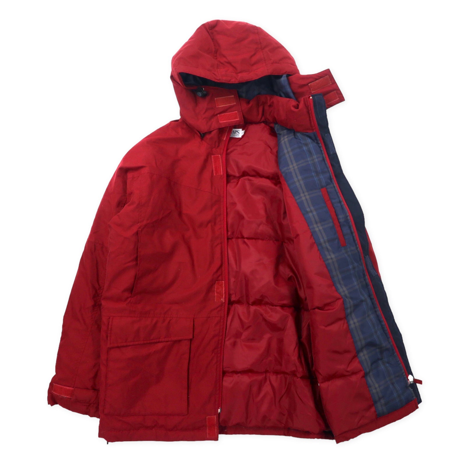 CHAPS RALPH LAUREN Piumino L Rosso Poliestere Logo ricamato a punto singolo