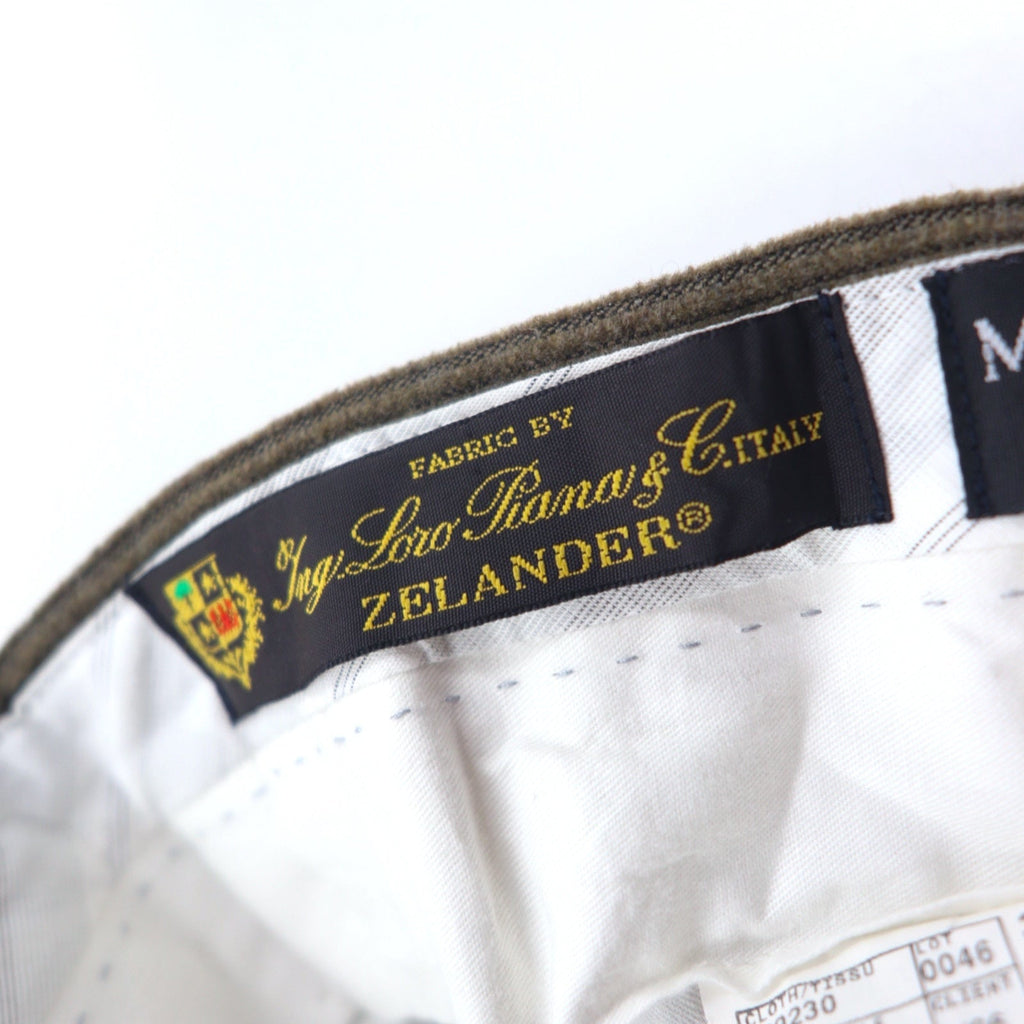 Pantaloni in velluto a coste Loro Piana ZELANDER × M.S.McCLELLAN, taglia 36, colore marrone, in lana