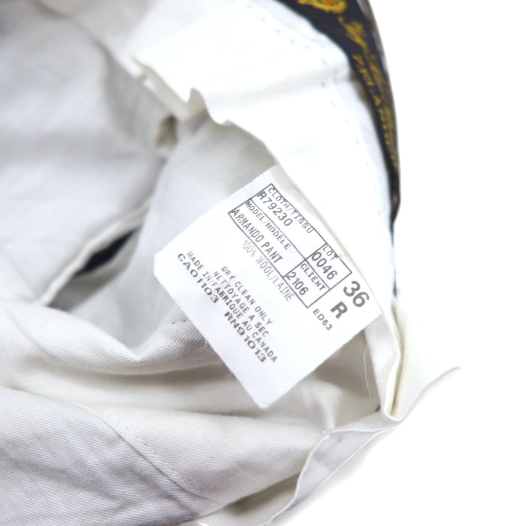 Pantaloni in velluto a coste Loro Piana ZELANDER × M.S.McCLELLAN, taglia 36, colore marrone, in lana