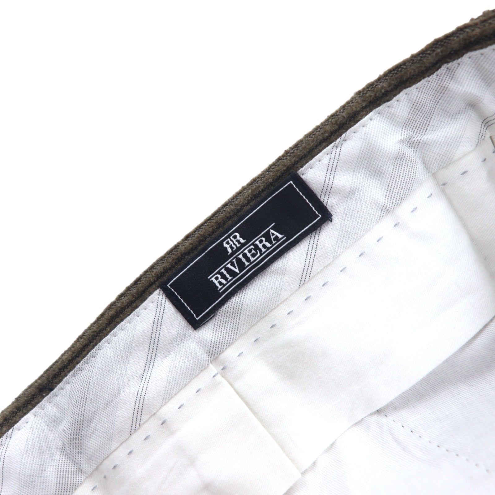 Pantaloni in velluto a coste Loro Piana ZELANDER × M.S.McCLELLAN, taglia 36, colore marrone, in lana