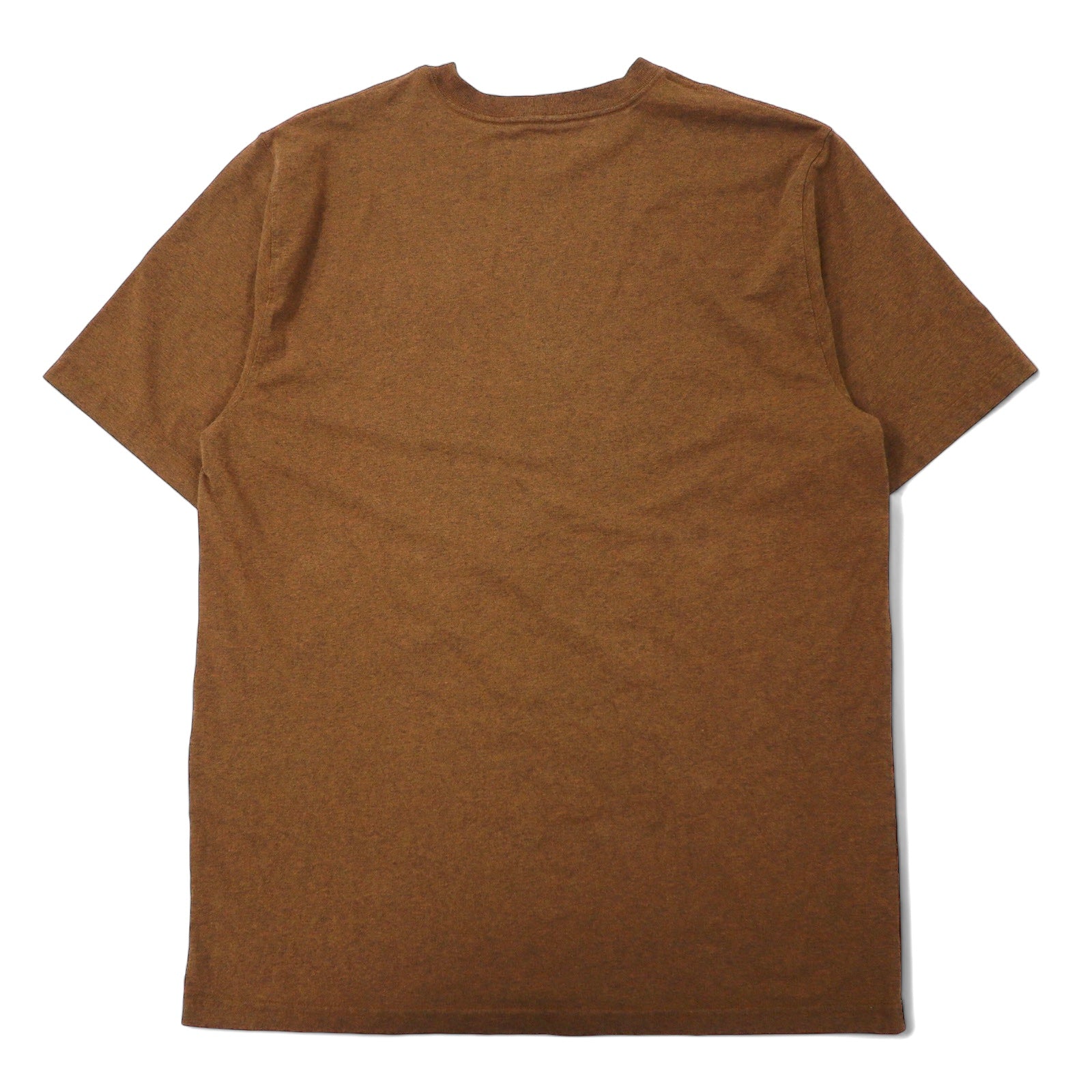 Carhartt T-shirt girocollo manica corta taschino, vestibilità ampia L Marrone Cotone LOOSE FIT